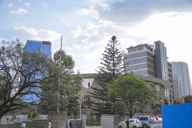 Modern African city skyline representing the growth of African franchise markets