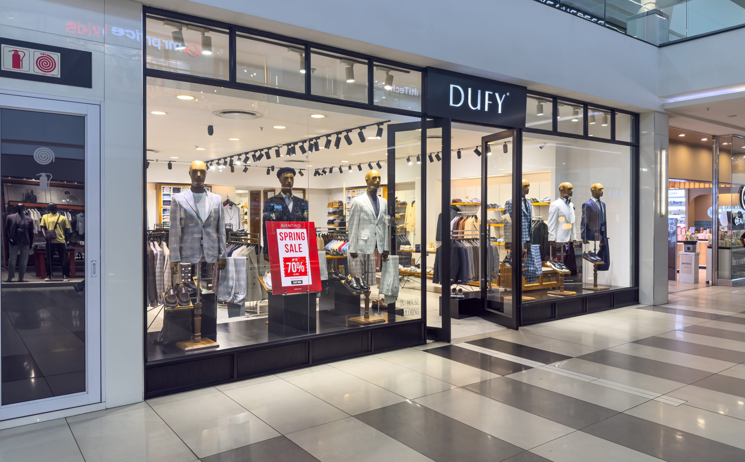 Fashion retail store representing franchise opportunities in Africa