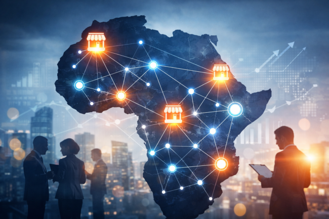 Franchise in Africa network showing market expansion across African regions